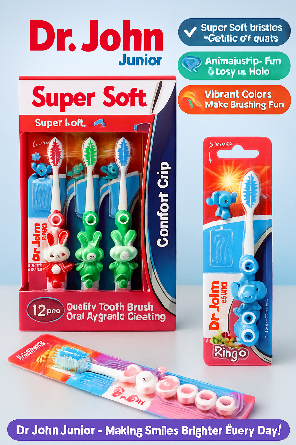Dr. Jones Baby Teeth Brush – Pack of 3